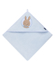 Kapuzenhandtuch 100x100, Luxus Baumwolle, HASE, blau