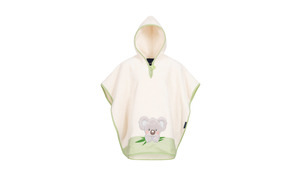 Morgenstern Badeponcho 1-3 Jahre, reine Baumwolle, Koala, grün