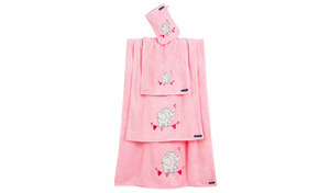 Kinderfrottier, Luxus Baumwolle, Elefant, rosa