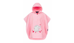 Morgenstern Badeponcho 1-3 Jahre, Luxus Baumwolle, Elefant, rosa
